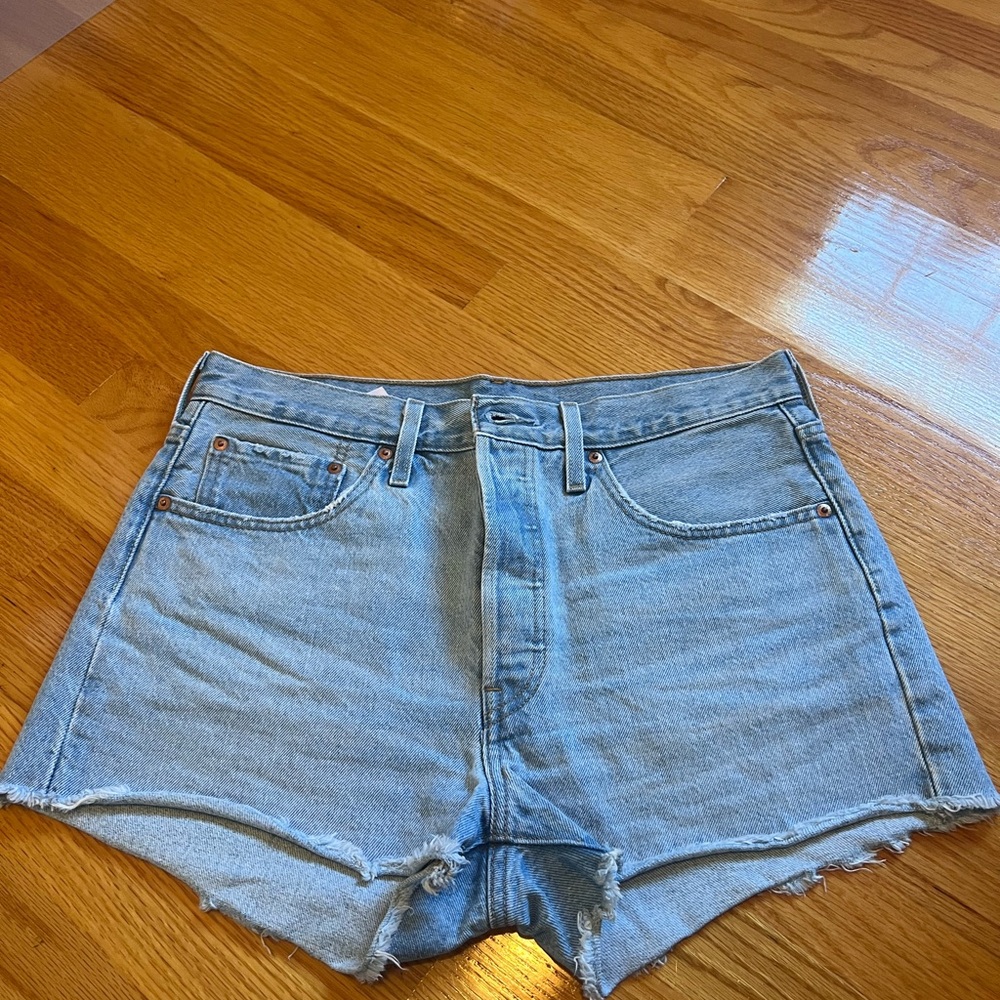 Levi Denim Blue Women's Shorts